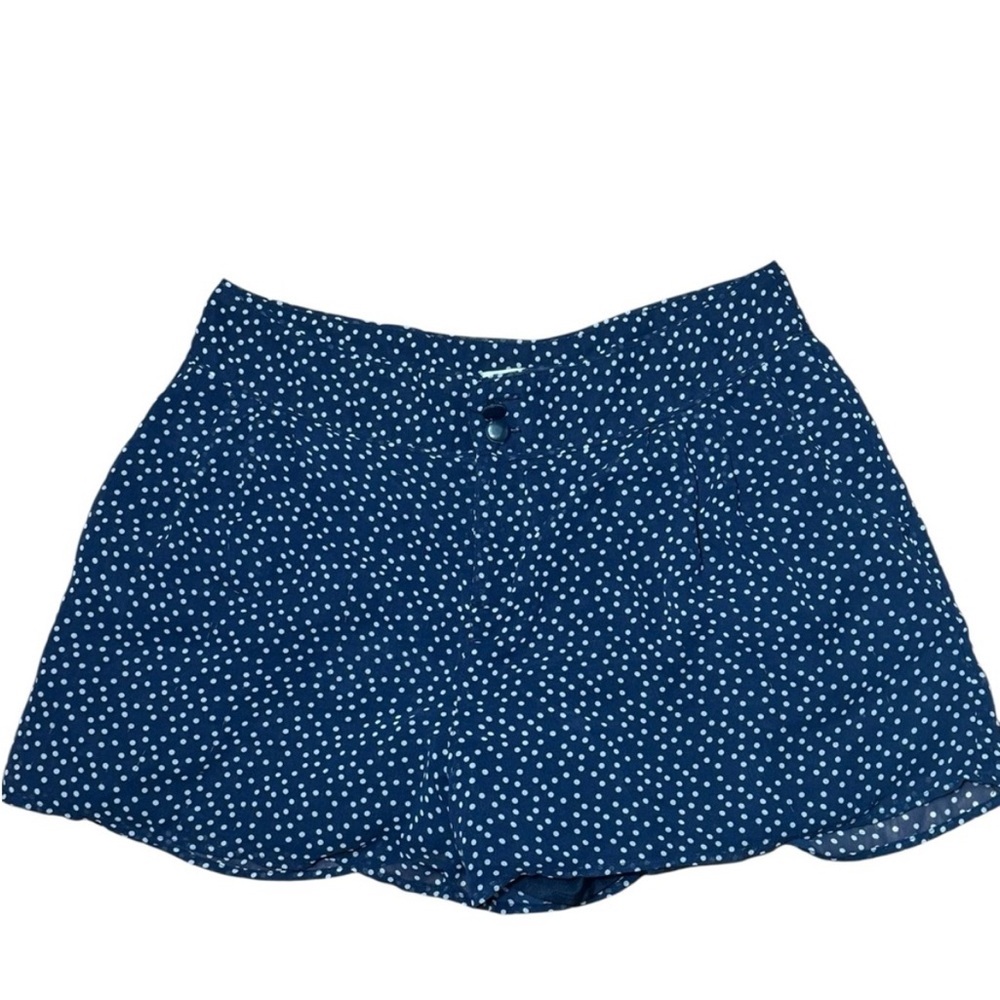 LC Lauren Conrad Navy Polka Dot Shorts